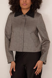 A.Emery Floyd Jacket in Black/White
