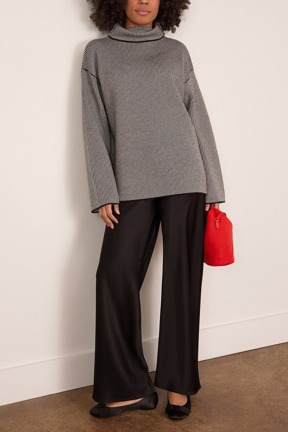 A.Emery Harriet Knit in Black/White