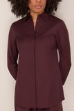 A.Emery Philippa Wool Shirt in Mulberry