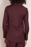 A.Emery Philippa Wool Shirt in Mulberry