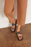 A.Emery Strappy Flat Sandals Prince Sandal in Graphite A.Emery Prince Sandal in Graphite