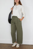 Arlo Mott Elliot Polo Pullover in Chalk