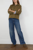 Arlo Mott Elliot Polo Pullover in Olive