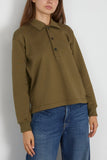 Arlo Mott Elliot Polo Pullover in Olive