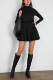 Arlo Mott Prince Long Sleeve Turtleneck in Black