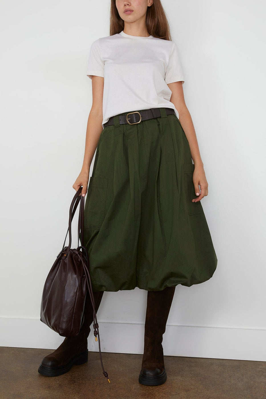 Arlo Mott Willow Short Sleeve Tee in Chalk