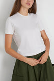 Arlo Mott Willow Short Sleeve Tee in Chalk
