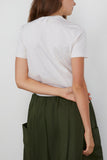 Arlo Mott Willow Short Sleeve Tee in Chalk