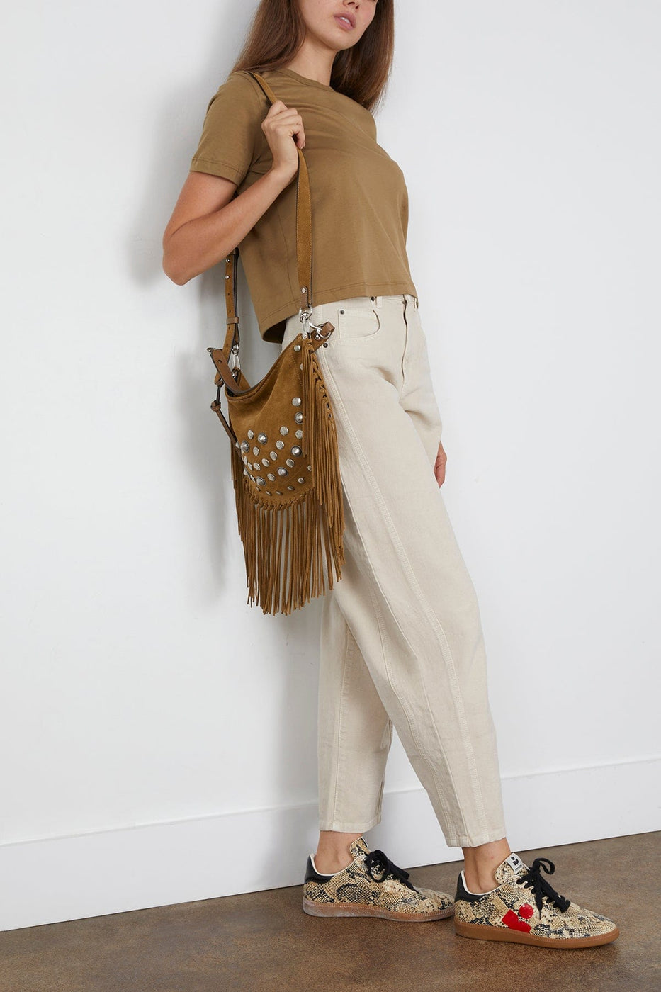 Arlo Mott Willow Short Sleeve Tee in Khaki