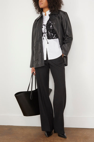 Sea Jackets Lucie Leather Jacket in Black