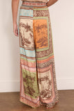 Alemais Alberta Silk Pant in Multi