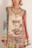 Alemais Alberta Silk Shirt in Multi