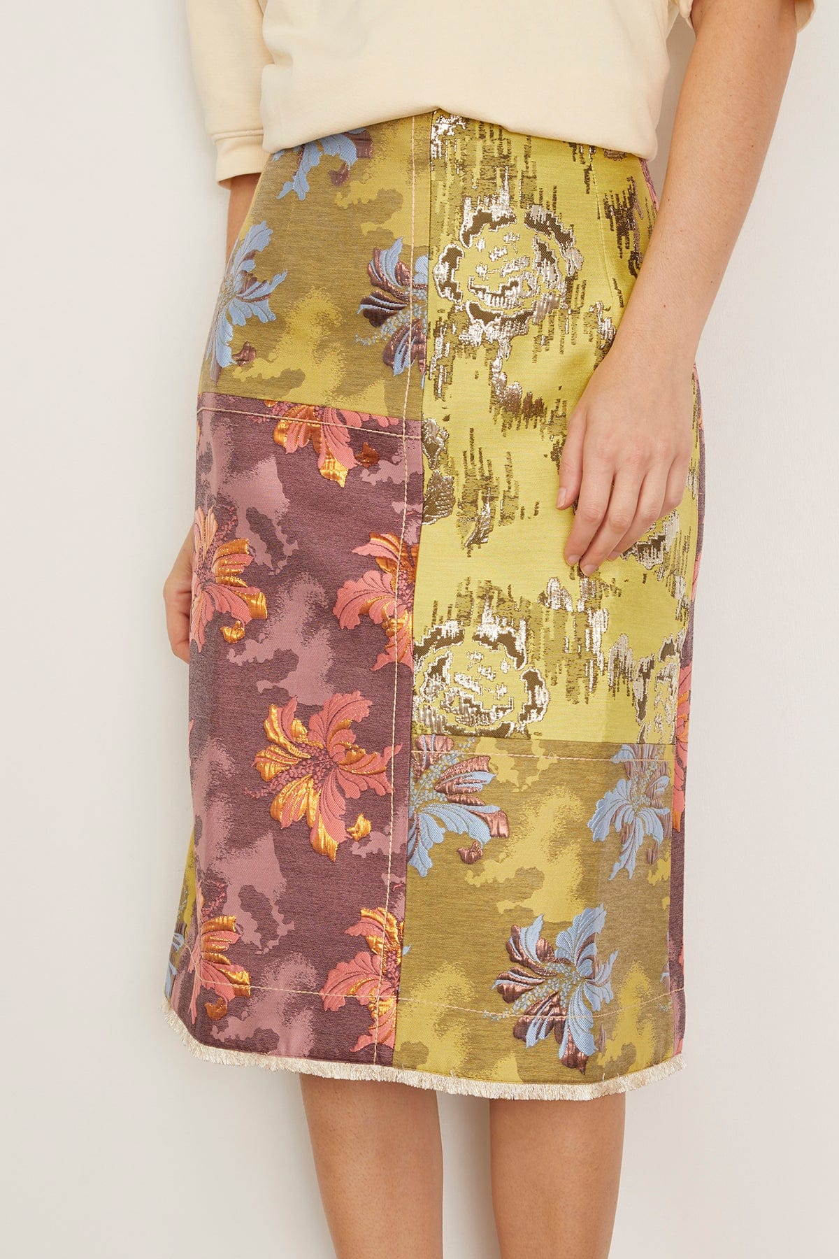 Alemais Adriana Jacquard Skirt in Multi