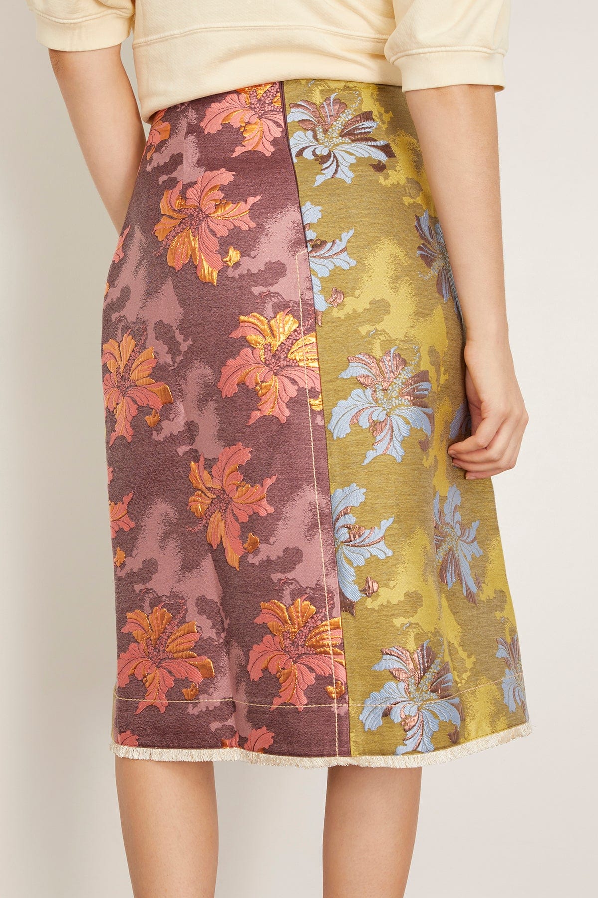 Alemais Adriana Jacquard Skirt in Multi