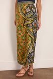 Alemais Cece Spliced Silk Skirt in Multi