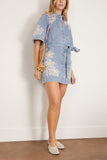 Alemais Casual Dresses Charlene Denim Mini Dress in Light Wash Alemais Charlene Denim Mini Dress in Light Wash