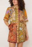 Alemais Clemenza Spliced Mini Dress in Multi