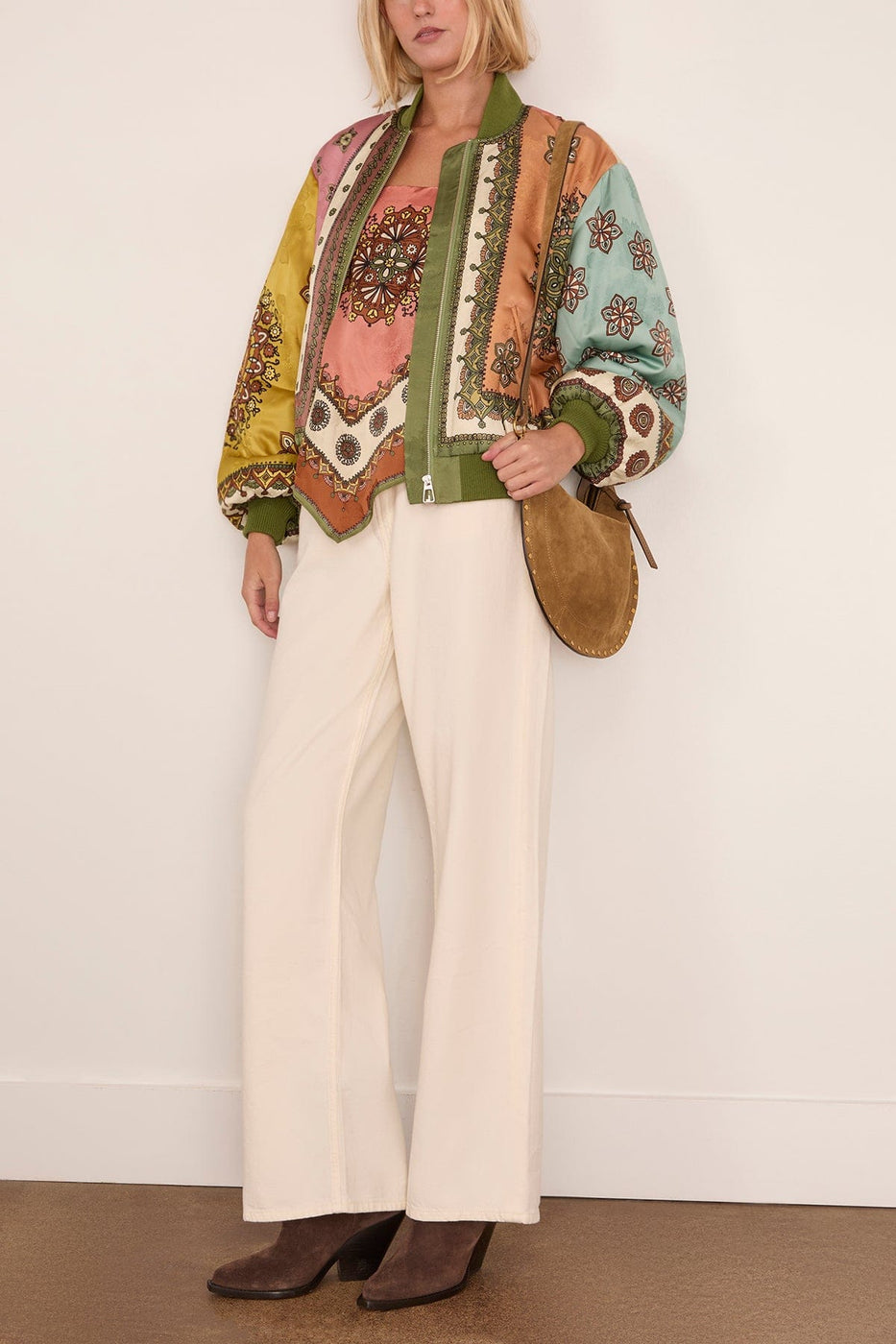 Alemais Contina Bomber Jacket in Multi