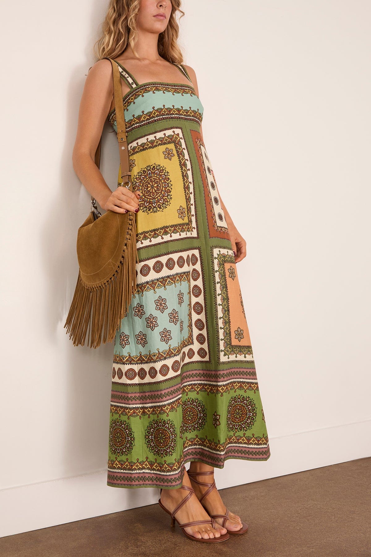 Alemais - Alemais Contina Day Dress in Multi 4 / 0 US - Hampden Clothing Alemais - Alemais Contina Day Dress in Multi 4 / 0 US - Hampden Clothing