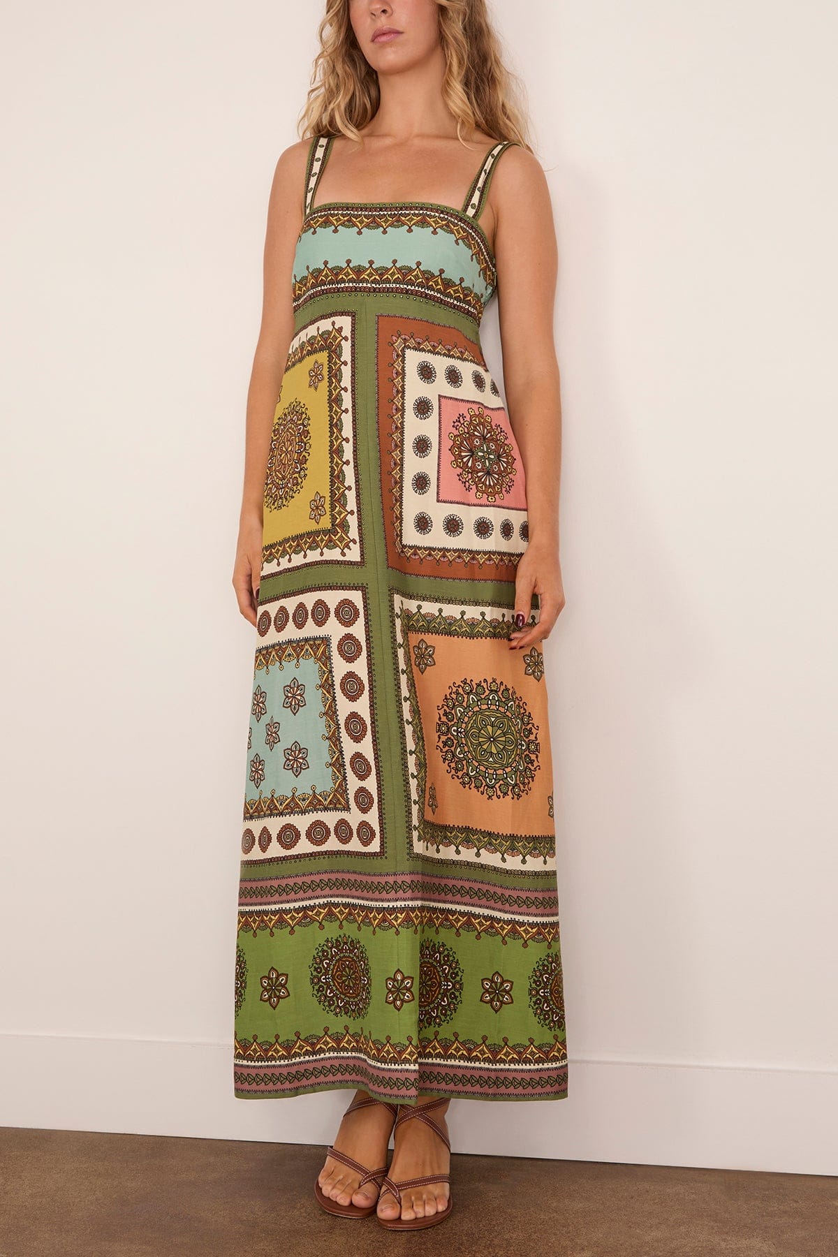 Alemais Contina Day Dress in Multi Hampden Clothing Alemais Contina Day Dress in Multi Hampden Clothing