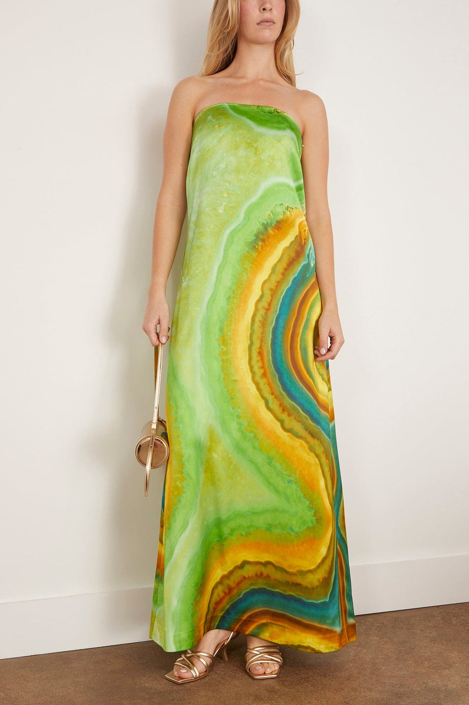 Alemais Iris Strapless Gown in Green (TS) Hampden Clothing Alemais Iris Strapless Gown in Green (TS) Hampden Clothing