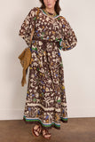 Alemais Maroc Midi Dress in Multi