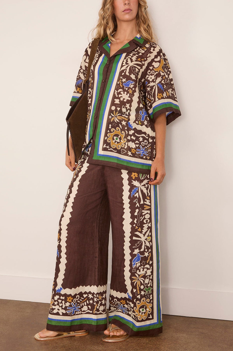 Alemais Maroc Relaxed Pant in Multi