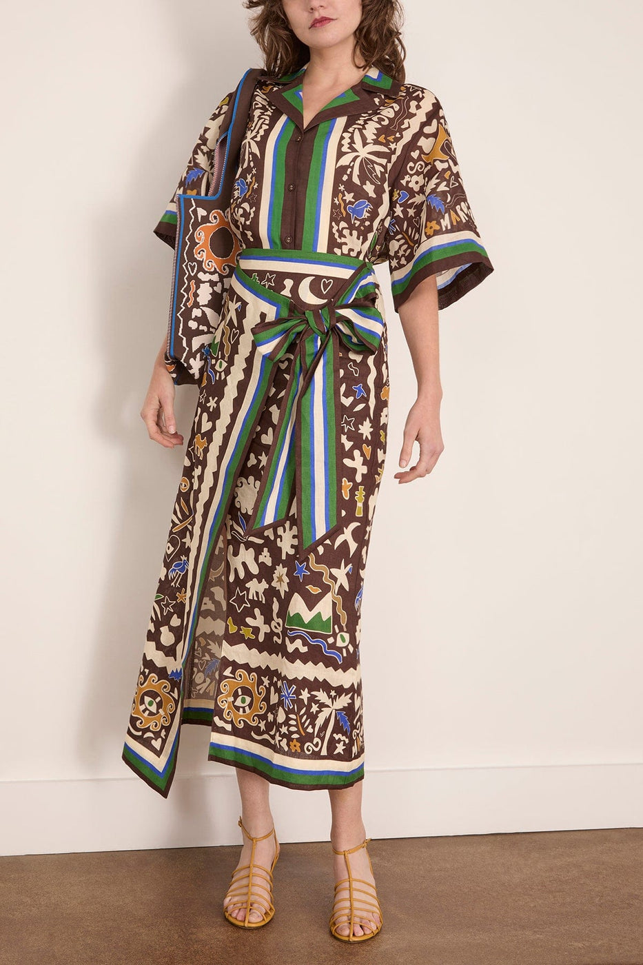 Alemais Maroc Relaxed Shirt in Multi