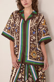 Alemais Maroc Relaxed Shirt in Multi