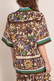 Alemais Maroc Relaxed Shirt in Multi