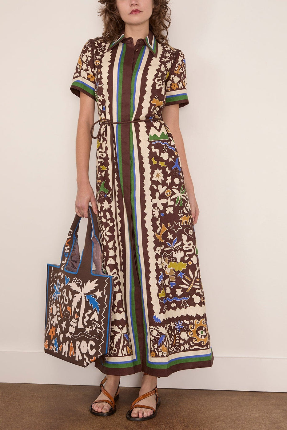 Alemais Maroc Shirtdress in Multi