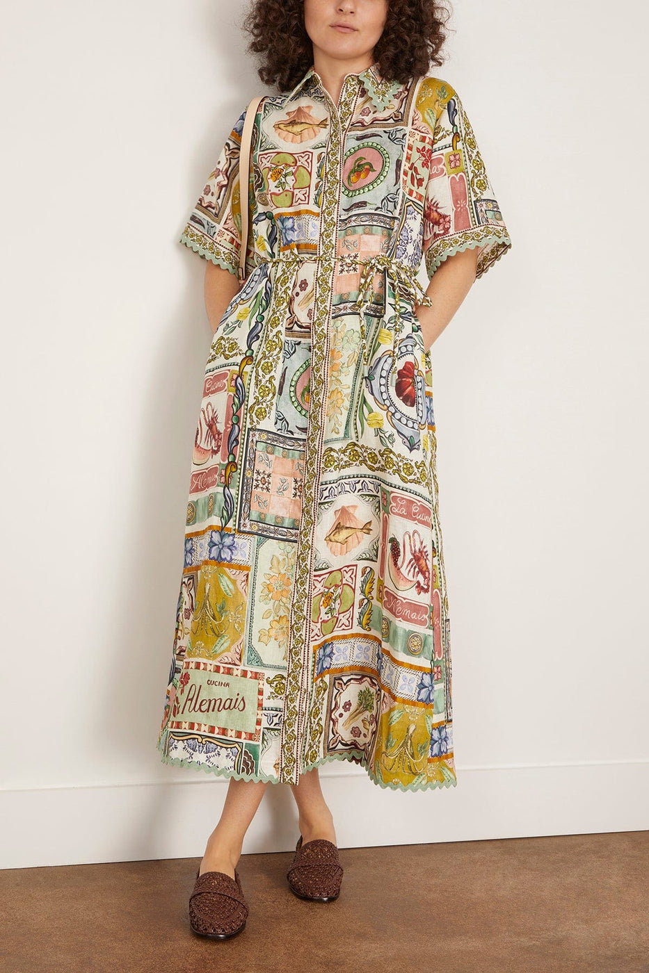 Alemais Tommasina Shirtdress in Multi