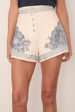 Alemais Villa Romantica Corset Short in Cream