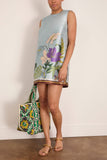 Alemais Alfie Mini Dress in Ice Blue