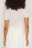 Allude Rd Cardigan in Fleur De Sel