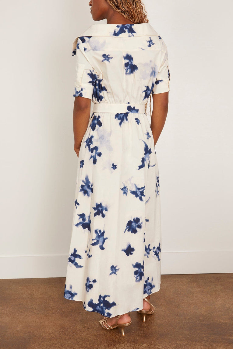 Altuzarra Lydia Dress in Berry Blue Flowers