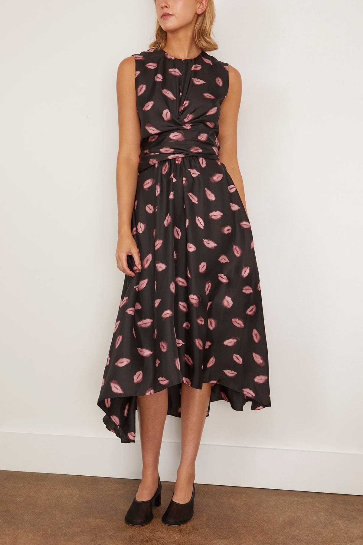 Altuzarra Penny Dress in Black Kisses Hampden Clothing Altuzarra Penny Dress in Black Kisses Hampden Clothing