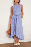 Altuzarra Casual Dresses Penny Dress in Tidal Blue Stripe Altuzarra Penny Dress in Tidal Blue Stripe