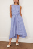 Altuzarra Casual Dresses Penny Dress in Tidal Blue Stripe Altuzarra Penny Dress in Tidal Blue Stripe
