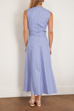 Altuzarra Casual Dresses Penny Dress in Tidal Blue Stripe Altuzarra Penny Dress in Tidal Blue Stripe
