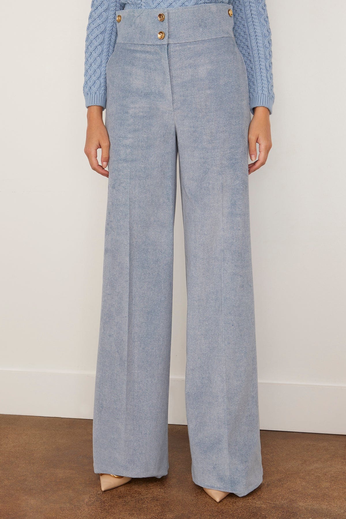 Altuzarra Rudy Pant in Steel Blue