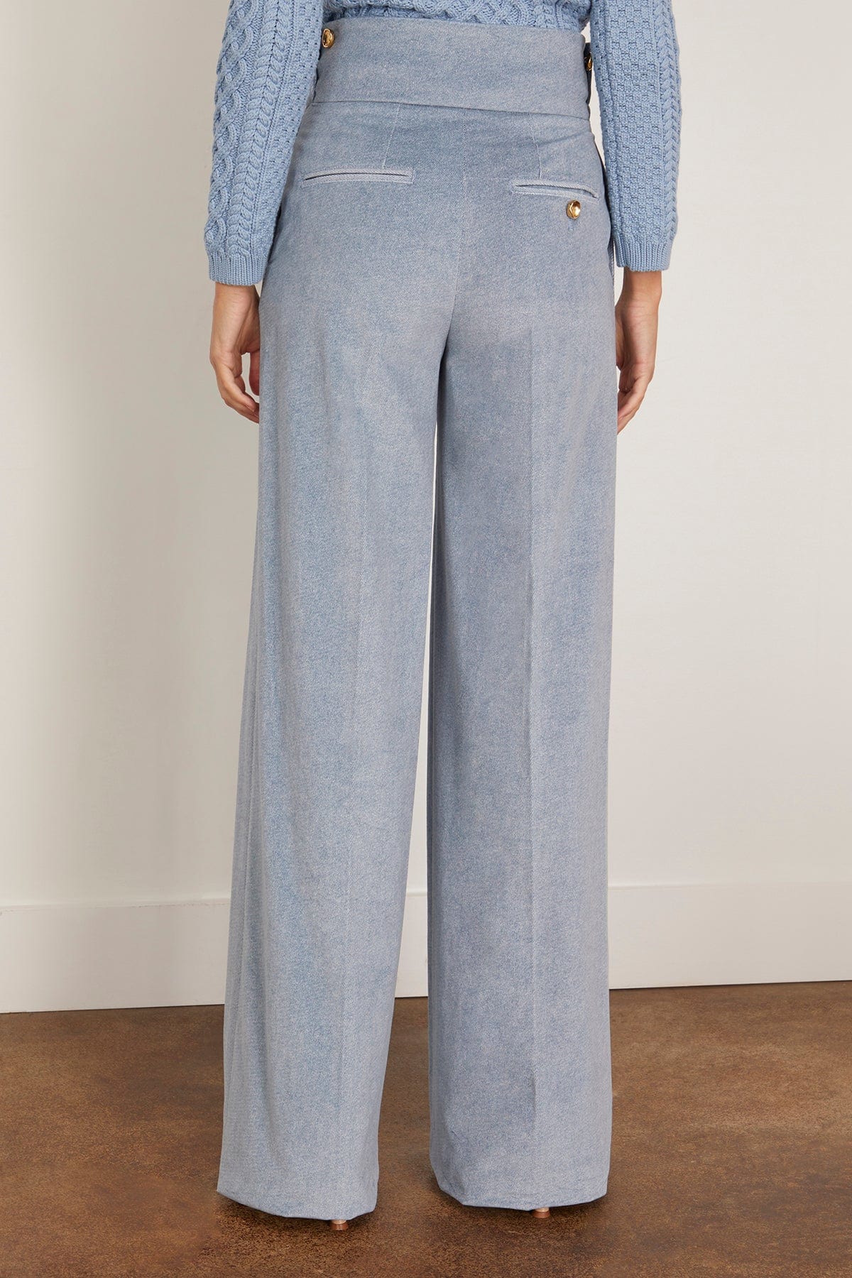 Altuzarra Rudy Pant in Steel Blue