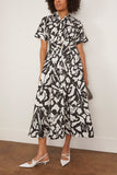 Amir Taghi Blair Dress in Black/Ecru