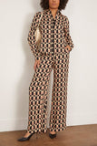 Amir Taghi Cullen Top in Beige/Black