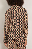 Amir Taghi Cullen Top in Beige/Black