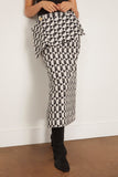 Amir Taghi Eloise Skirt in Ecru and Black