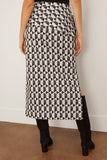 Amir Taghi Eloise Skirt in Ecru and Black