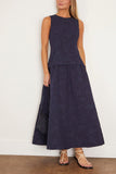 Sara Dress in Dark Navy