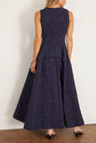 Sara Dress in Dark Navy