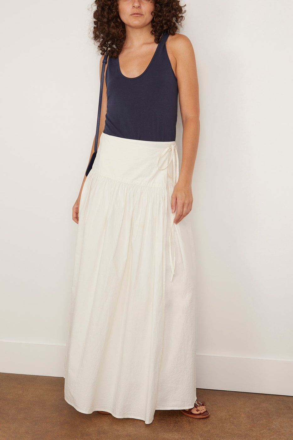 Apiece Apart Angeli Maxi Skirt in Cream